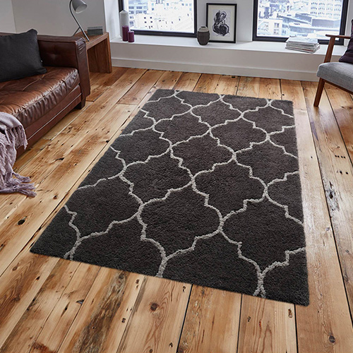 PATTERN-RUG-DOUBLE-TUFTED-SY22030-BROWN+BEIGE